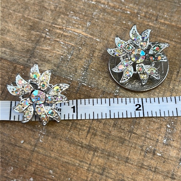 Sarah Coventry Aurora Blaze Vintage Brooch & Earrings Set. 1960’s - Picture 14 of 16